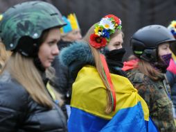 Este día los protestantes abandonaron el ayuntamiento de Kiev. AFP /