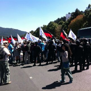 Maestros de la CNTE concluyen marcha a Toluca