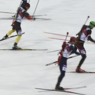 Sochi presencia final de fotografía en biatlón