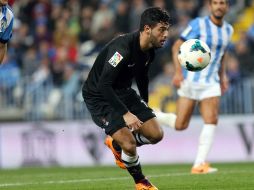 Carlos Vela, durante el partido ante el Málaga. ARCHIVO /