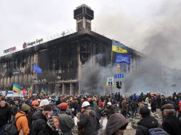Durante las protestas, al menos 25 personas murieron, entre ellos periodistas, oficiales de policía y manifestantes. EFE /