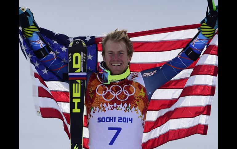 Con el triunfo de Ted Ligety, Estados Unidos suma 21 medallas, de las cuales siete son de oro. AFP /