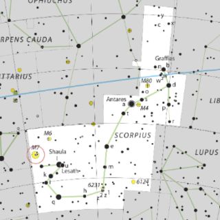 Captan nueva imagen del cúmulo estelar en la cola de Escorpio