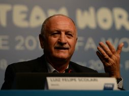 El DT de la selección de Brasil, Luiz Felipe Scolari. AFP /