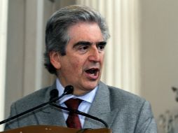 Rafael Tovar y de Teresa -en la foto-, Graco Ramírez, Narro, Mancera y Rodríguez Zapatero encabezaron la inauguración. NTX /