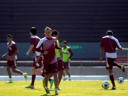 Jugadores del Tecos, durante un entrenamiento. ARCHIVO /