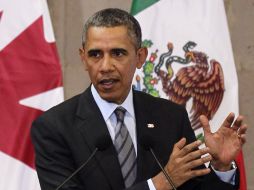 El presidente de Estados Unidos, Barack Obama, condenó como inaceptable la violencia durante las manifestaciones estudiantiles. EFE /