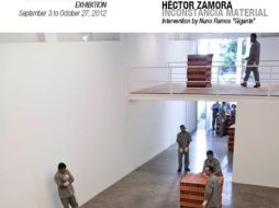 La obra premiada de Zamora es su instalación de video titulada 'Inconstancia Material'. ESPECIAL /