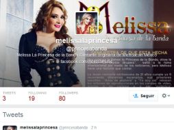 La cuenta tiene sólo tres tuits y pocos seguidores. ESPECIAL /