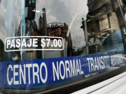 Con base al dictamen se proponía una tarifa de ocho pesos, al final se aprobó un incremento a siete pesos. ARCHIVO /