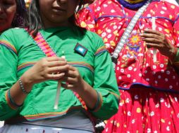 Las inculpadas se auto-reconocieron como integrantes de la etnia indígena huichol. ARCHIVO /