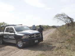 Los cuerpos fueron encontrados por la brecha denominada Los Agaves que conduce de carretera Cajititlán.  /
