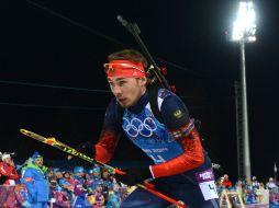La medalla de oro en biatlón le dio a Rusia la ventaja en el medallero. AFP /