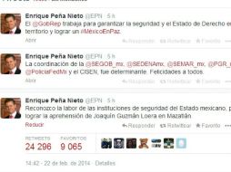 Imagen del Twitter de Peña Nieto. ESPECIAL /