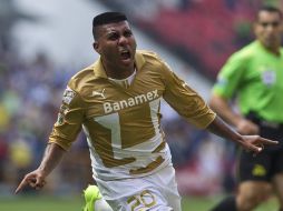 Daniel Ludueña se encargó de llevar a Pumas a la victoria. EFE /