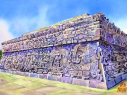 Impresionantes relieves en los muros de los edificios.  /