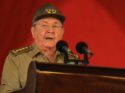 El mandatario cubano ratifica su pleno apoyo a la revolución bolivariana y chavista. ARCHIVO /