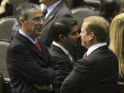 ''Ya han pasado 23 días y apenas ha llegado a la Cámara de Diputados una de las varias reformas'' Morfín. ARCHIVO /