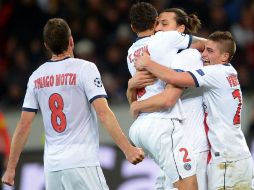 El Paris Saint Germain aventaja en cinco puntos al Mónaco, que el viernes superó al Reims. EFE /