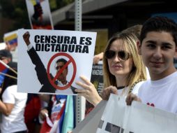 El sábado tuvo lugar la mayor manifestación contra su gobierno. EFE /
