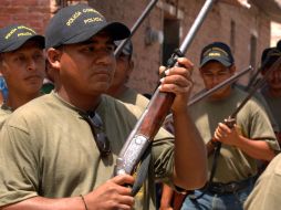 El líder de la agrupación indica que mantendrán el bloqueo hasta que haya seguridad en la región. ARCHIVO /