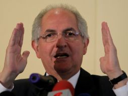 Ledezma define a la alianza opositora como un organismo con la 'obligación moral de ser la voz del pueblo'. ARCHIVO /