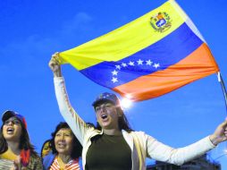 Inconformes. Mujeres participan en una protesta contra el Gobierno de Nicolás Maduro, en Caracas.  /