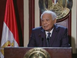 El primer ministro egipcio, Hazem el Beblawi, había anunciado esta dimisión durante una conferencia de prensa. AFP /