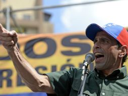 Henrique Capriles señala que no irá por las violaciones a derechos humanos y por la represión en el país. ARCHIVO /