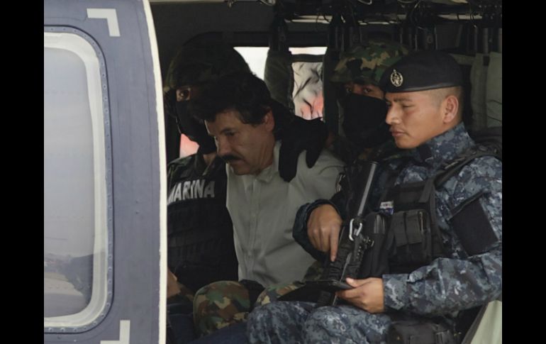 El 'Chapo' Guzmán fue detenido este sábado en Mazatlán tras un operativo de la Semar. ARCHIVO /