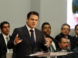 La firma del convenio estuvo encabezada por el gobernador Aristóteles Sandoval Díaz. ARCHIVO /