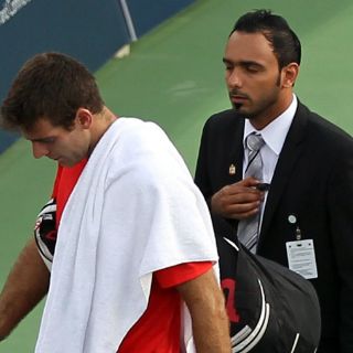 Juan Martín del Potro abandona Dubai por lesión