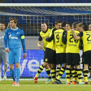 Dortmund deshace al Zenit en Champions