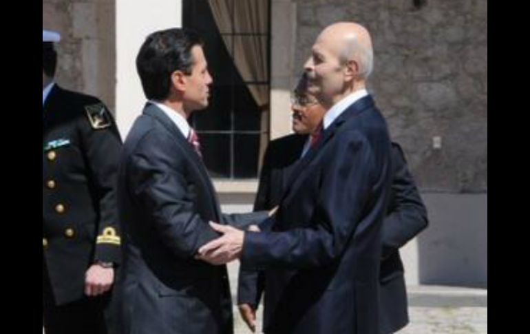 Fausto Vallejo resalta el trabajo del Presidente Enrique Peña Nieto por su labor y de las fuerzas federales en Michoacán. ESPECIAL /