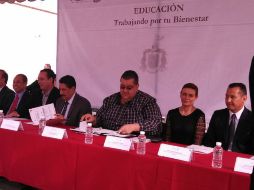 El titular de Educación hizo el anuncio en un evento realizado en la escuela secundaria número 10 'Agustín Yáñez'.  /