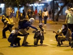 Las protestas en Venezuela contra el gobierno del presidente Nicolás Maduro continúan. EFE /