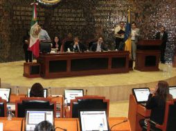 Mañana habrá sesión del pleno del Congreso local. Imagen de @LegislativoJal. ESPECIAL /