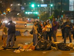 Venezuela se mantiene en un escenario de marchas y protestas a favor y en contra del Gobierno que se inició hace dos semanas. EFE /