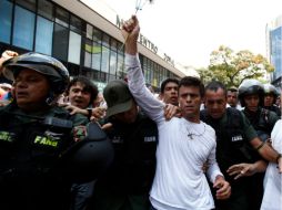 Leopoldo López, pidió al papa Francisco que interceda para alcanzar la paz, la liberad y la democracia en el país. ARCHIVO /