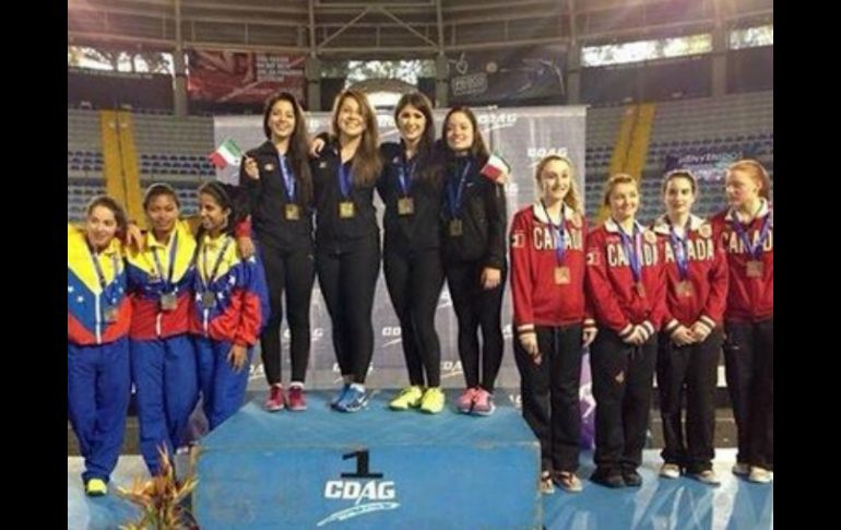 Las jóvenes del equipo de México han demostrado ser de las mejores en la especialidad. Twitter: @Conade. ESPECIAL /