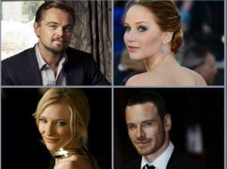 DiCaprio, Lawrence, Blanchett y Fassbender comenzaron su historia con papeles de poco impacto. ESPECIAL /