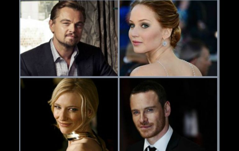 DiCaprio, Lawrence, Blanchett y Fassbender comenzaron su historia con papeles de poco impacto. ESPECIAL /
