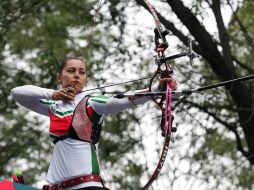 Aída es la única mexicana que sigue con vida en la competencia. Twitter: @Conade. ESPECIAL /