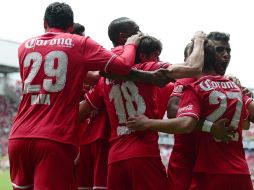 Toluca es segundo en la clasificación general con 19 puntos. MEXSPORT /