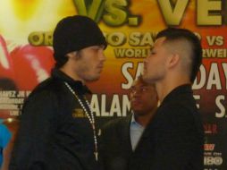 Ambos boxeadores marcaron 76 kilogramos. ARCHIVO /