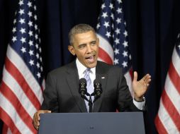 Obama compareció para advertir a Rusia que una intervención en Crimea tendrá 'costos'. AP /