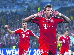 Mario Mandzukic. El ariete del todopoderoso Bayern Munich encabeza el ataque del cuadro balcánico. EFE /