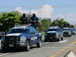 Al menos 300 efectivos de la Policía Federal toman el control desde las primeras horas de este sábado de la seguridad de Chilpancingo. ARCHIVO /