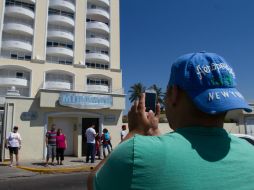 El edificio Miramar, dónde fue capturado el ''Chapo'', hoy es una atracción para turistas en Mazatlán. ARCHIVO /