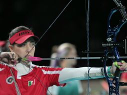 Linda Ochoa (foto), Rosalía Domínguez y Brenda Merino dan histórico título mundial a México. Foto: Conade. ESPECIAL /